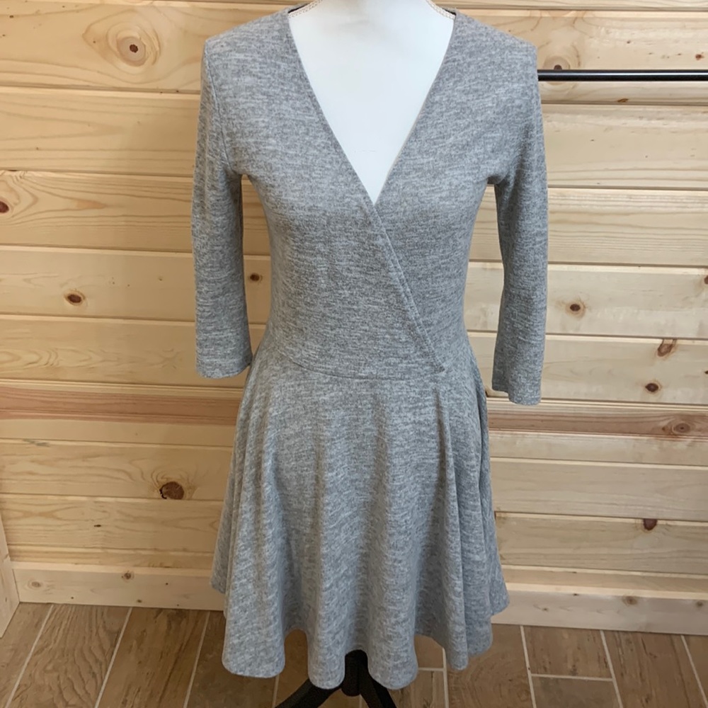 Sadie & Sage Knit Full Circle Wrap Dress
